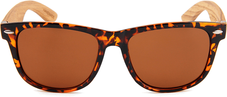 Real Zebra Wood Tortoise Frame Wanderer Sunglasses by WUDN, Sunglasses - WUDN