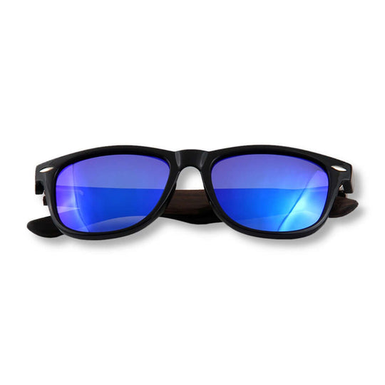 Real Ebony Wood Hybrid Wanderer Style Sunglasses by WUDN