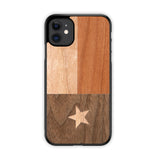 Slim Wooden iPhone Case (Texas State Flag)