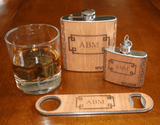 Customizable Monogrammed, Bar Accessory Gift Set, Customizable - WUDN