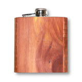 Customizable 6 oz. Wooden Hip Flask