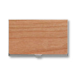 Customizable Wooden Business Card Holder