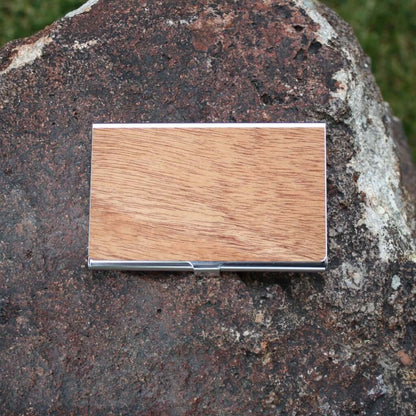 Wooden Business Card Holder