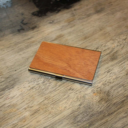 Wooden Business Card Holder