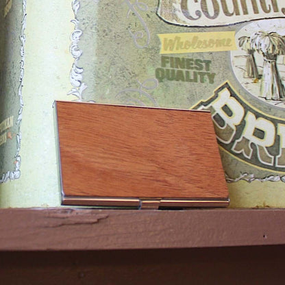 Wooden Business Card Holder