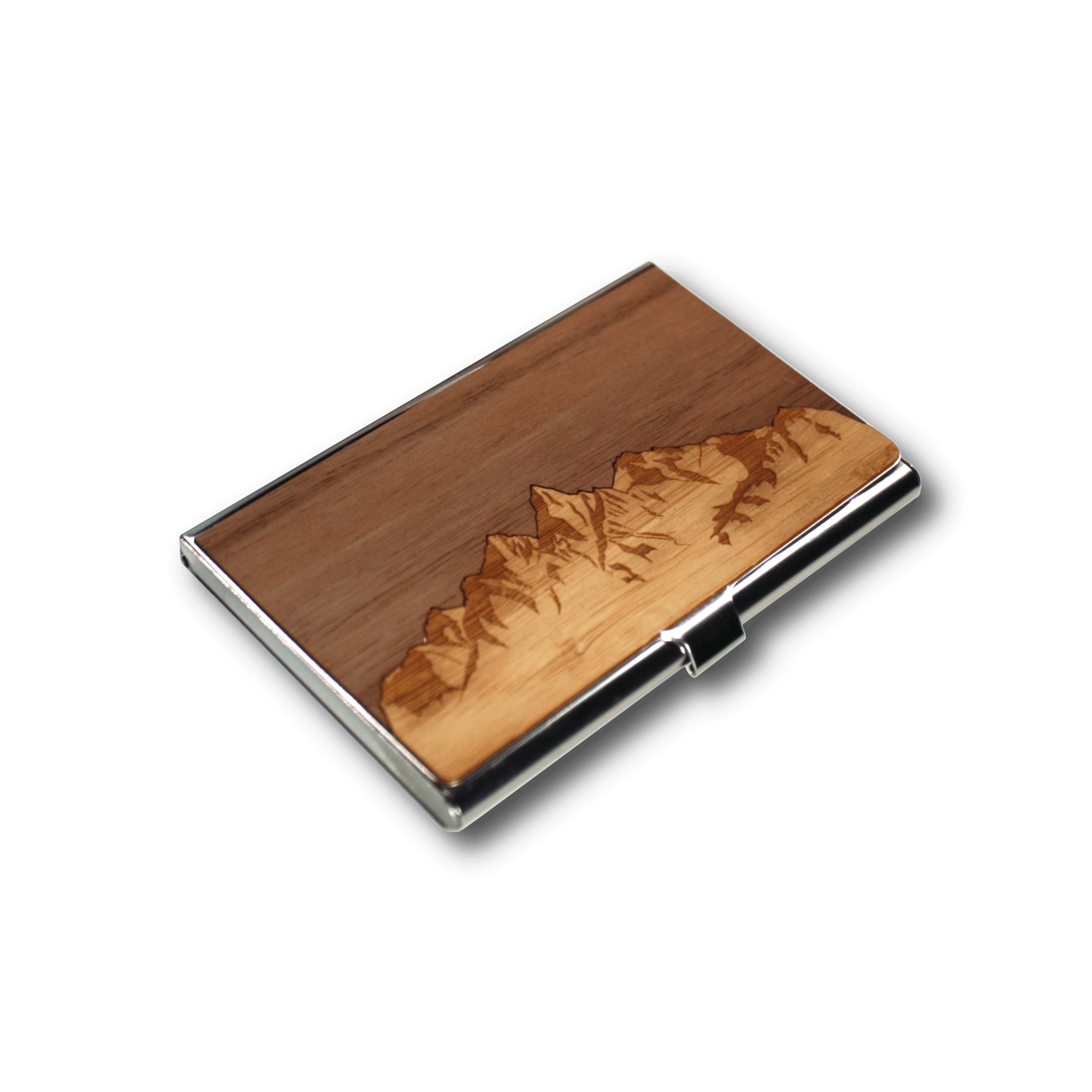 Handmade Wooden Business Card Holder, Home and Office - WUDN