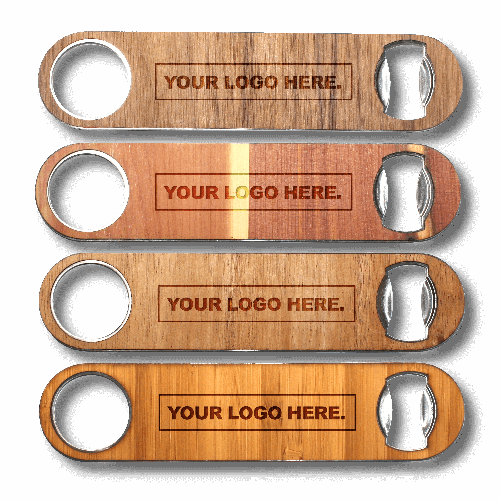 Customizable Industrial Wood Bottle Opener (Professional Speed Opener)