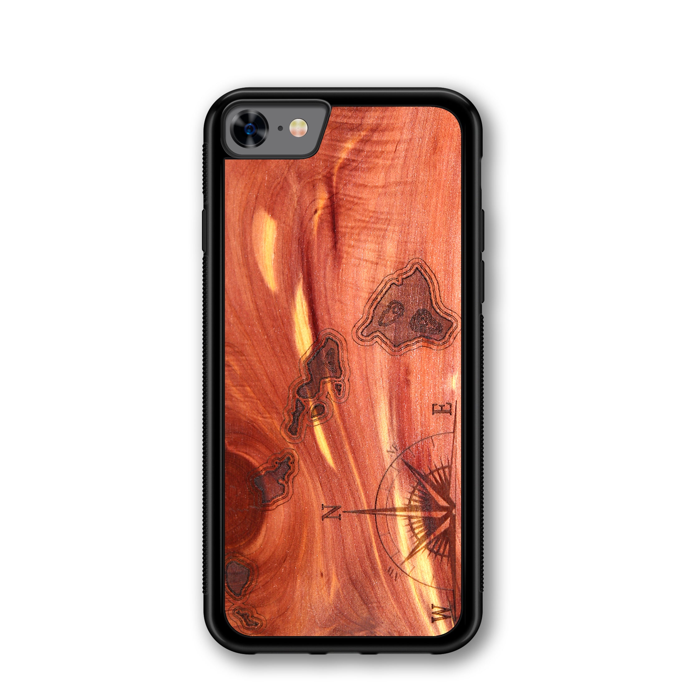 Slim Wooden iPhone Case (Hawaiian Islands in Aromatic Cedar) Slim Wooden iPhone Case (Hawaiian Islands in Aromatic Cedar)