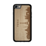 CityScape Wooden Phone Case | Paris France, Cases - WUDN