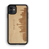 CityScape Wooden Phone Case | Seattle WA, Cases - WUDN