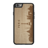 CityScape Wooden Phone Case | Paris France, Cases - WUDN