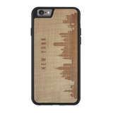 CityScape Wooden Phone Case | New York NY, Cases - WUDN