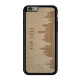 CityScape Wooden Phone Case | New York NY, Cases - WUDN