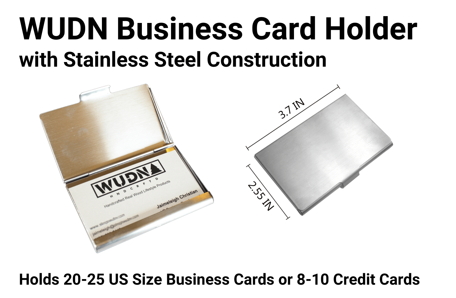 Wooden Business Card Holder