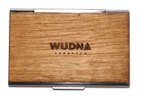 American Flag Wooden Business Card Holder, Home and Office - WUDN
