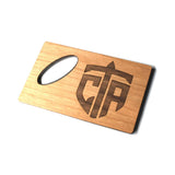 Customizable Wooden Credit Card Bottle Opener