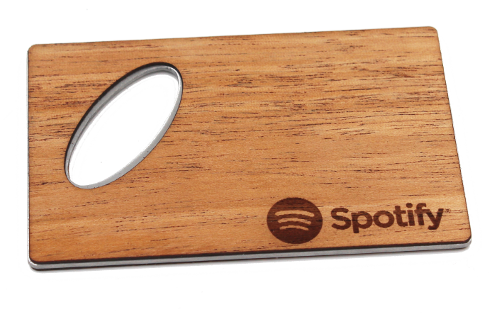 Wooden Credit Card Bottle Opener | Handcrafted WUDN, Bar - WUDN