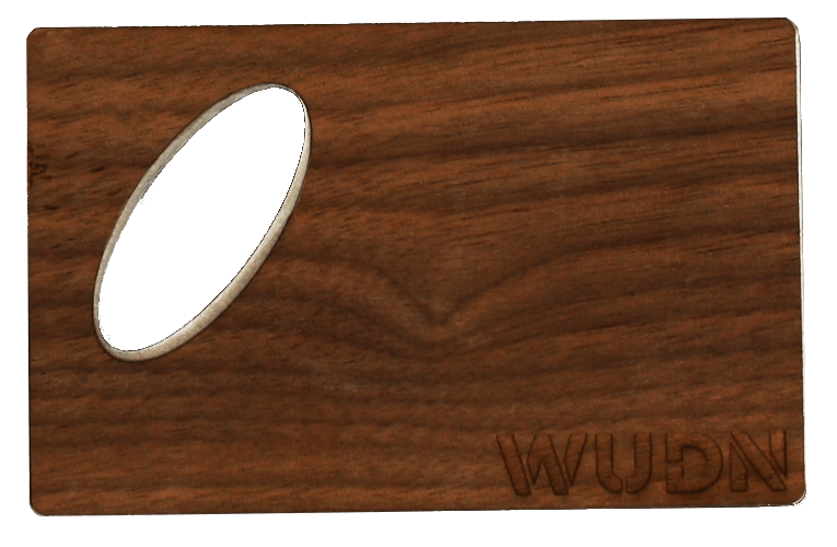 Customizable Wooden Credit Card Bottle Opener, Bar - WUDN