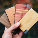 Wooden Powerbank thin and powerful, ready for your next adventure