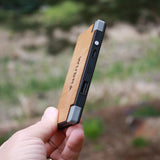 Customizable Slim-Dual Wooden Power Bank