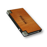 Slim-Dual Wooden Power Bank (American Flag)