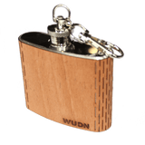 HandCrafted 2 oz. Wood Keychain Flask, Bar - WUDN