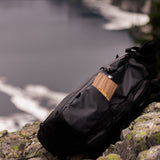 6 oz. Wooden Hip Flask (Sawtooth Mountains in Bamboo & Black Walnut)