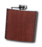 High Quality 6 oz. Wooden Hip Flask - Hand Crafted from Local Wood, Bar - WUDN