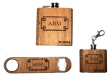 Customizable Monogrammed, Bar Accessory Gift Set, Customizable - WUDN