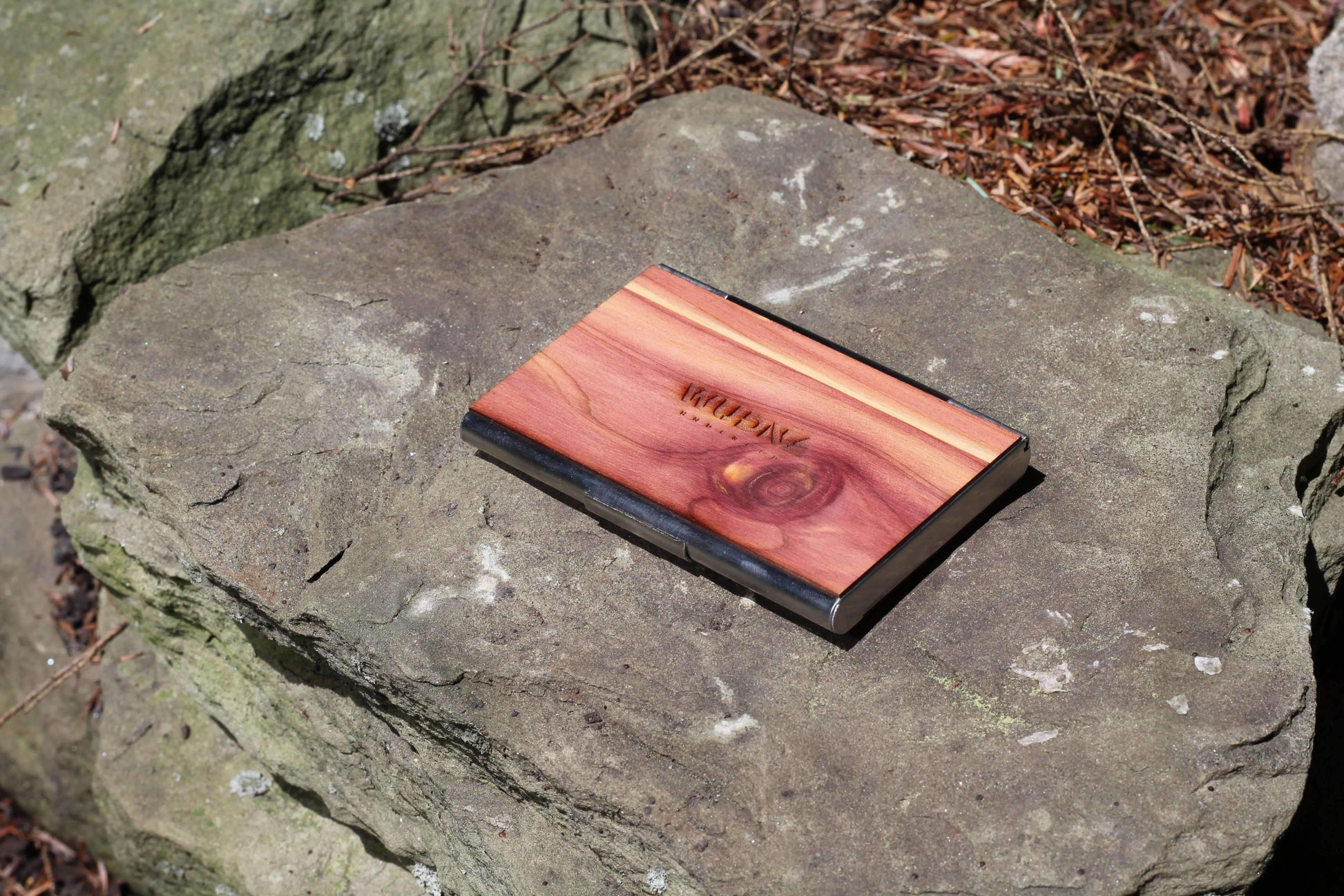 Wooden Business Card Holder
