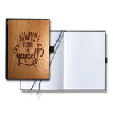 Handcrafted Wooden Journal / Planner (Always Believe in Yourself)