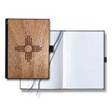 Handcrafted Wooden Journal / Planner (New Mexico State Flag)