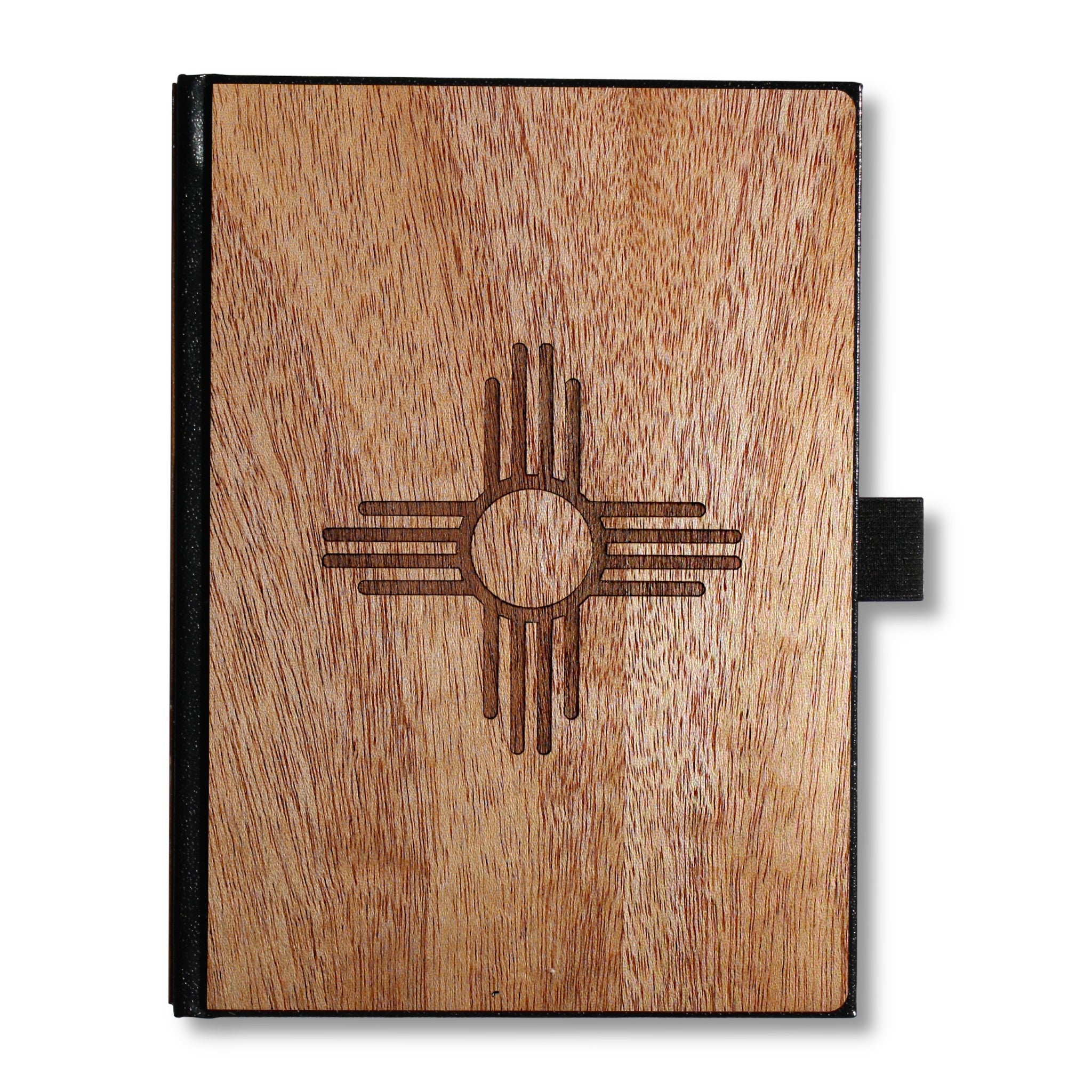 Handcrafted Wooden Journal / Planner (New Mexico State Flag)