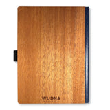 Wood Journal / Planner / Notebook (Salmon Night Landscape)