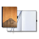 HandcraftedWood Journal / Planner (Mt. Rainier Inlay in Walnut & Mahogany)