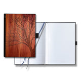 Handcrafted Wooden Journal / Planner (Winter Tree in Aromatic Cedar)