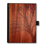 Handcrafted Wooden Journal / Planner (Winter Tree in Aromatic Cedar)