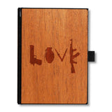 Handcrafted Wood Journal / Planner (Banksy Love Weapons)