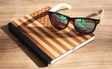 Real Zebra Wood Wanderer Sunglasses by WUDN, Sunglasses - WUDN