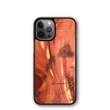 Slim Wooden iPhone Case (Hawaiian Islands in Aromatic Cedar)