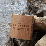 Customizable 6 oz. Wooden Hip Flask