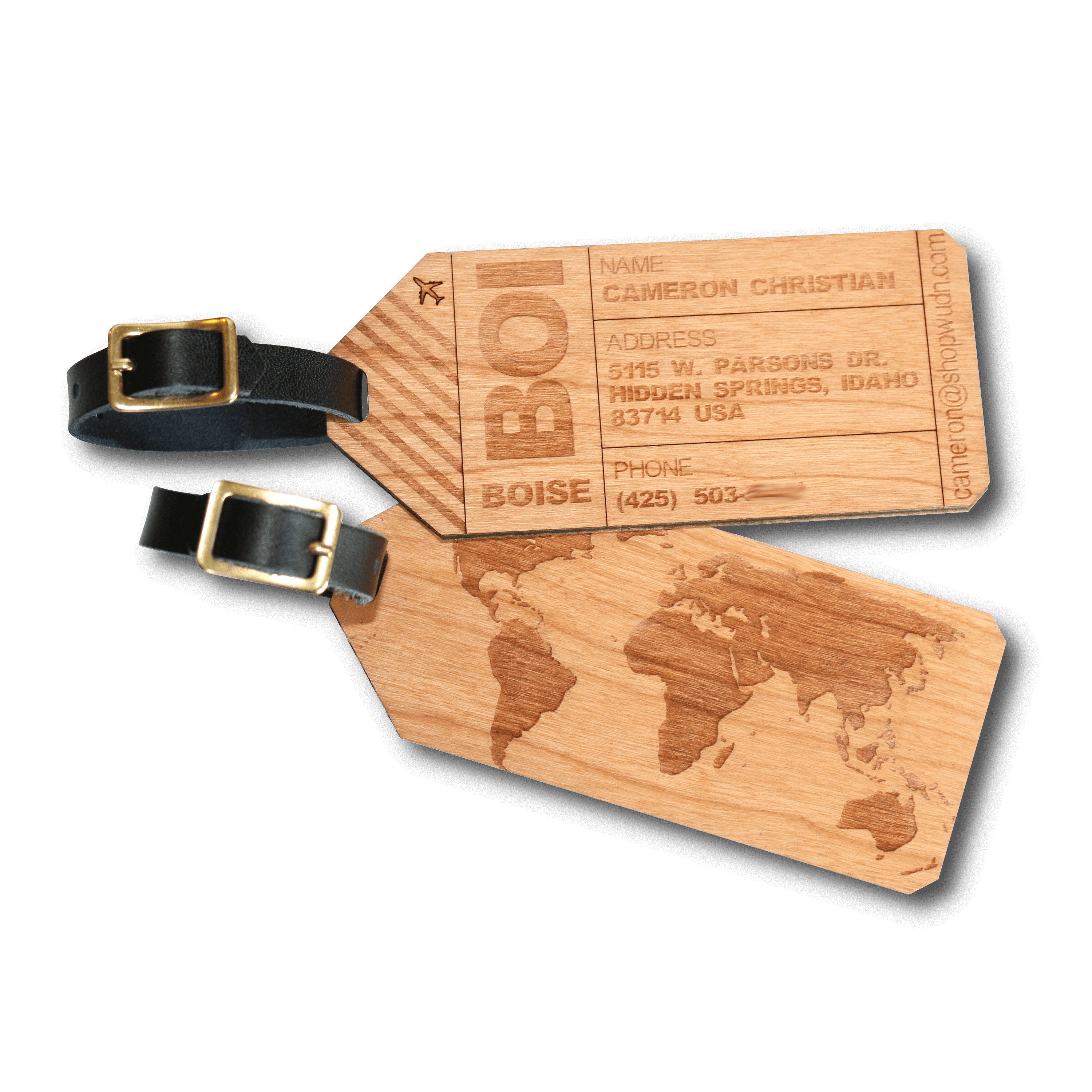 Engraved luggage tags cheap