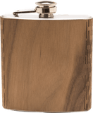 Customizable 6 oz. Wooden Hip Flask, Bar - WUDN