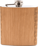 Customizable 6 oz. Wooden Hip Flask, Bar - WUDN