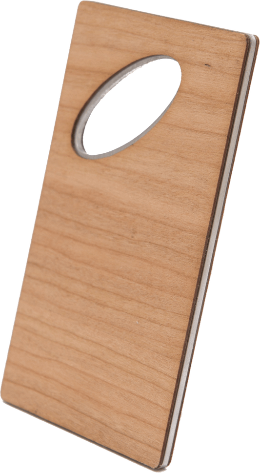 Customizable Wooden Credit Card Bottle Opener