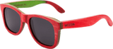 Recycled Skatedeck Bluntslide Red Sunglasses by WUDN, Sunglasses - WUDN