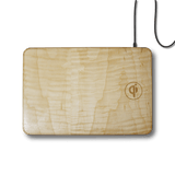 Oversize Wood Mousepad with 10 watt Qi Wireless Fast Charger