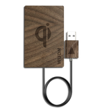 Wooden Credit Card Qi Wireless Fast Charger