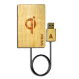 Wooden Credit Card Qi Wireless Fast Charger