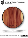 Customizable Wooden Qi Wireless Fast Charger, Power Banks - WUDN